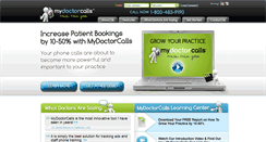 Desktop Screenshot of mydoctorcalls.com